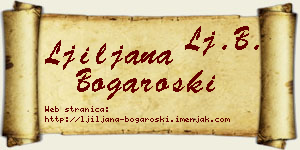 Ljiljana Bogaroški vizit kartica